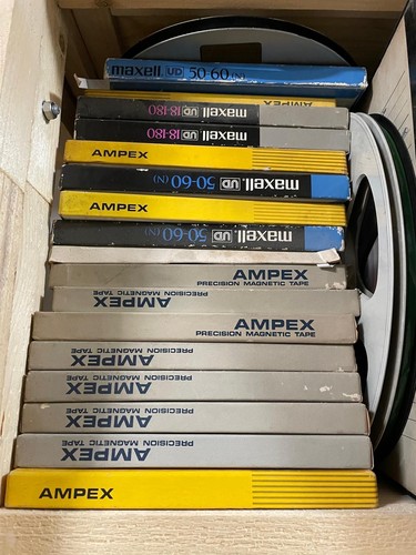 Maxell ampex spulenbänder - maxell,,