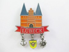 Lübeck Metall Magnet mit 3