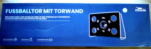 Fussballtor mit torwand - mit,