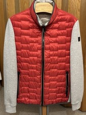 Milestone Saleo Hybridjacke Rotgrau Herren Gr. 50 M Steppjacke (dc131)