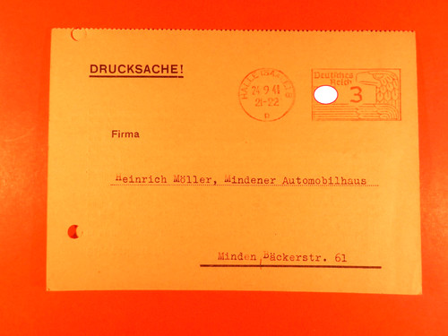 Reich karte drucksache - dt.,
