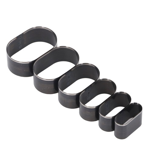 6pcs elliptische lederstanze - elliptische,