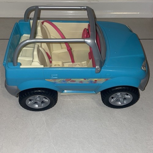 Barbie jeep hellblau beach - hellblau,