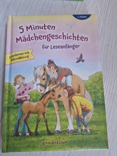 Mädchen Buch Kinder Buch 5 Minuten Mädchen Geschichten für Leseanfänger