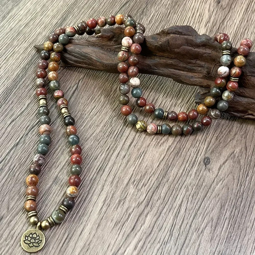 Mala halskette 108 - 108, –