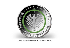 5 Euro gemäßigte Zone 2019 D