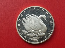 Polen , 500 Zloty 1984 PP , Schwanfamilie , Silber