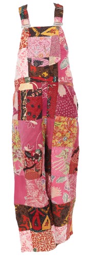 Patchwork upcycling latzhose - patchwork,