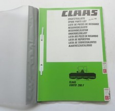 CLAAS Scheibenmähwerk CORTO 290 F  Ersatzteilliste 1992 Original