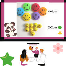 Smiley Magnet Set Bunt Pinnwand Magnete Büro Kühlschrank Whiteboard 6er-8er Set