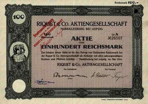 Riquet 1944 markkleeberg - riquet, co.