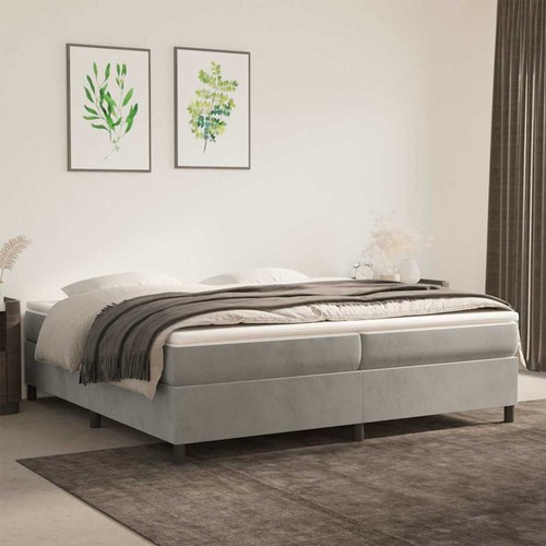 Boxspringbettgestell hellgrau - boxspringbettgestell,