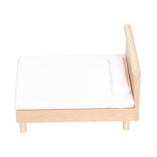 Puppenstubenbett Eiche