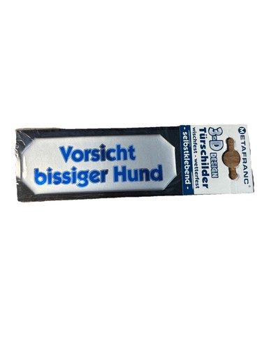 3D-Hinweisschild 107x40mm