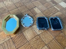 Spiegel  Bilderrahmen Puppenstube Puppenhaus 1:12 dollhouse mirror