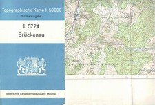 Topographic map 1:50,000