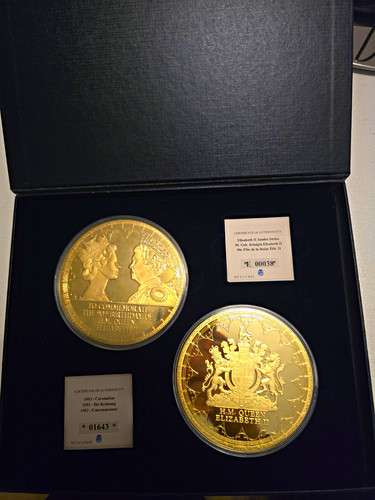 Medaillen queen elizabeth ii - elizabeth,