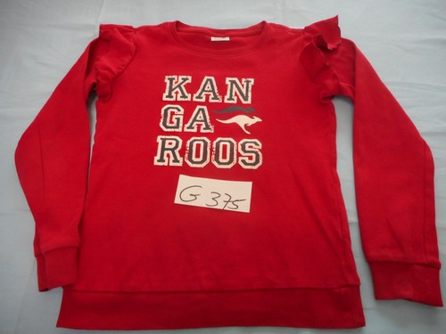 Langarmshirt rot aufdruck - m.,