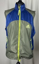 adidas Equipment Adventure Weste Herren M – Vintage Outdoor Shell Gilet – Blau