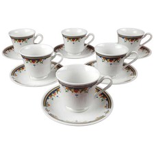 6er Set Untertasse Kaffeetasse