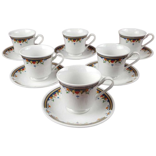 6er set untertasse kaffeetasse - 6er,