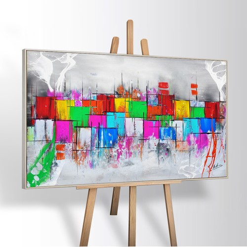 Moderne abstrakte leinwand - moderne,