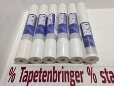 Vliestapete Marburg 6x 57907 (6Rollen) Edles Unimuster Creme Metallic Glanz