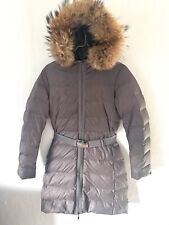 Moncler Damen Daunenmantel Modell NANTESFUR Farbe Anthrazit Waschbärfell Größe 0