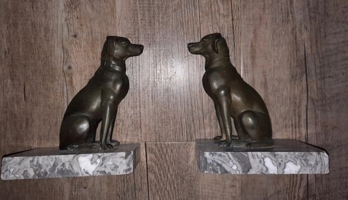 Antike bronze hunde - antike,
