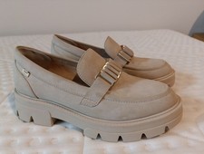 Halbschuhe Damen Beige S