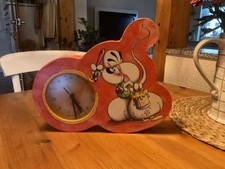 Diddl Wanduhr Uhr Diddl Maus voll funktionsfähig Vintage Retro