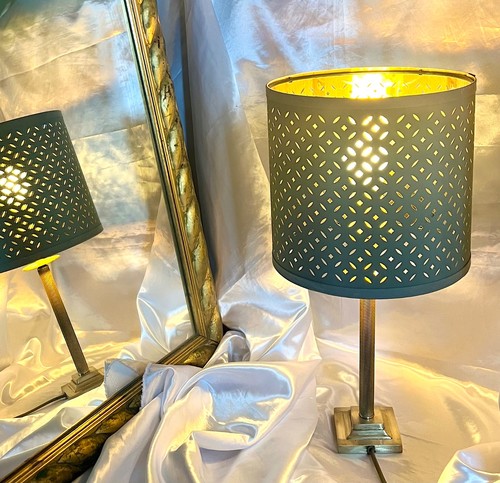 Vintage messing tischlampe - vintage,