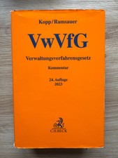 Kopp/Ramsauer, VwVfG Kommentar, 24. Auflage, 2023