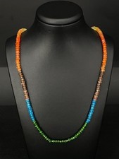 KETTE 375/- GELBGOLD MIT MULTI EDELSTEINE SOGNI D'ORO SCHMUCKJAGD