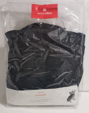 Maclaren Universal Fußsack Official Schwarz Buggy Kinderwagenbezug Kuschel Fleece