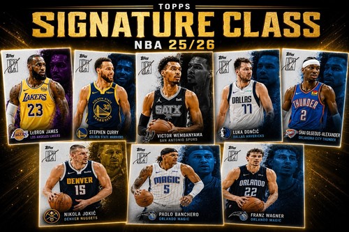 Topps signature class - signature,