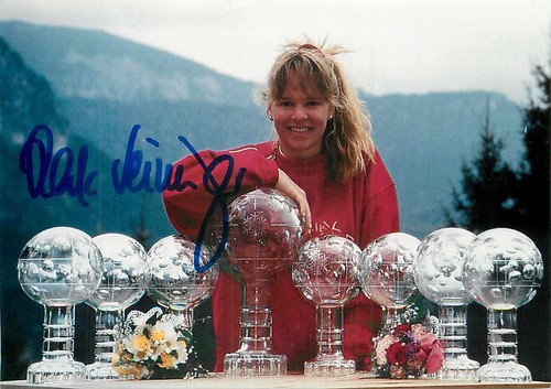 Katja seizinger autogrammkarte - katja,