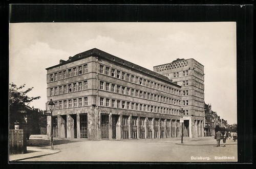 Ansichtskarte duisburg auf - ansichtskarte, duisburg,