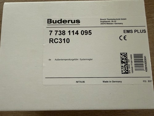 Buderus rc310 7738114095 - buderus,