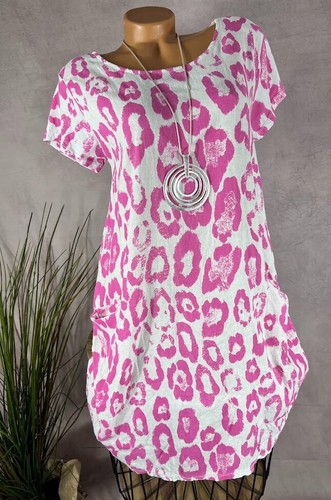 New two face linen - new, tunic