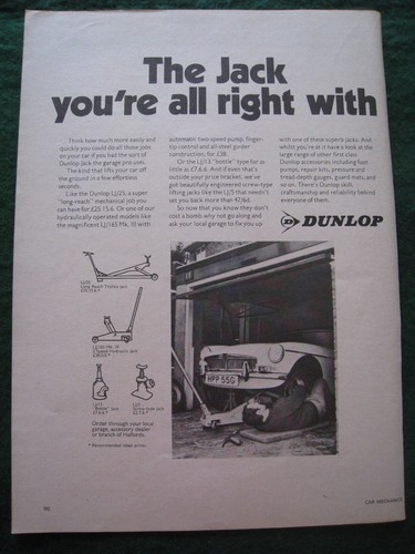 Dunlop der wagenheber sie sind - der,