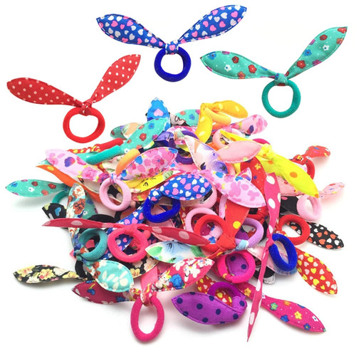 100 stück haargummi scrunchie - 100,