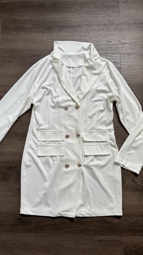 Damen blazer kleid zweireihig - kleid,