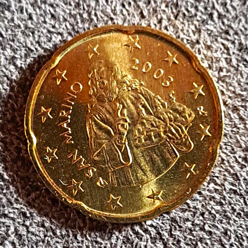 San marino cent kursmünze - marino, 20