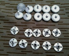 NVA Schraubknöpfe für Schulterstücken 16mm 60iger Jahre Grenze MDI MFS KVP DDR 