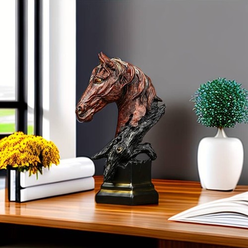 Pferdekopf skulptur statue - /,