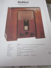 Radio-Fernseharchiv Schaltplan 02 Stassfurt Imperial 53 W, 1934