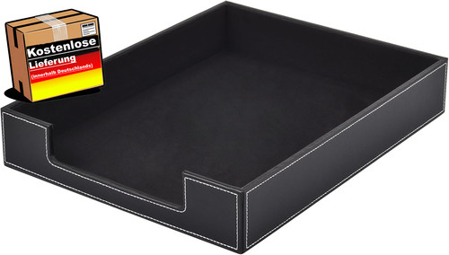 Leder briefablage schreibtisch - briefablage,
