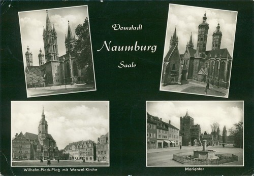 Ansichtskarte naumburg saale - naumburg,