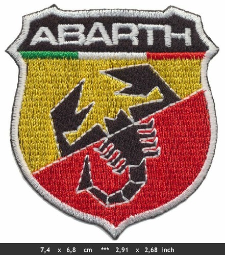 Abarth aufnäher aufbügler - abarth,